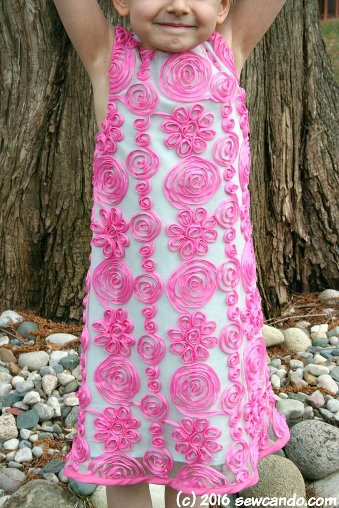 Sew Can Do How to Sew My Layered Tulle Rosette Dress